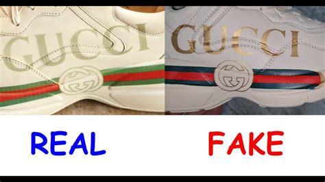 gucci rhyton fake vs real|gucci rhyton fingerprint tag.